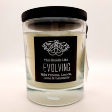 Load image into Gallery viewer, Evolving - Wild Freesia Lemon & Lime Soy Wax Candle