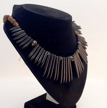 Load image into Gallery viewer, Bohemian Vixen Howlite Dagger Necklace