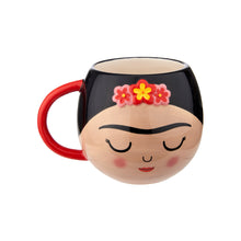 Load image into Gallery viewer, Sass and Belle Frida Kahlo Shaped Mug