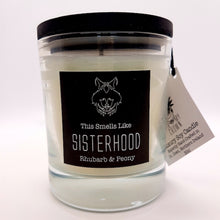 Load image into Gallery viewer, Sisterhood - Rhubarb &amp; Peony Soy Wax Candle
