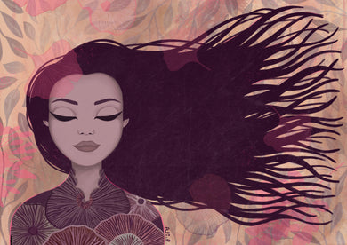 Dream Woman Portrait Print